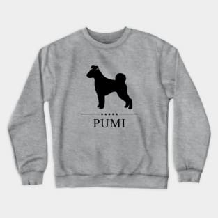 Pumi Black Silhouette Crewneck Sweatshirt